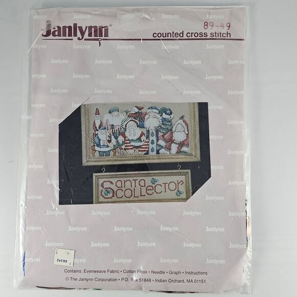 Janlynn Counted Cross Stitch Kit 89-49 Santa Collector - Picture 1 of 10